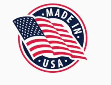 Manufacturing quality badge indicating production in the United States